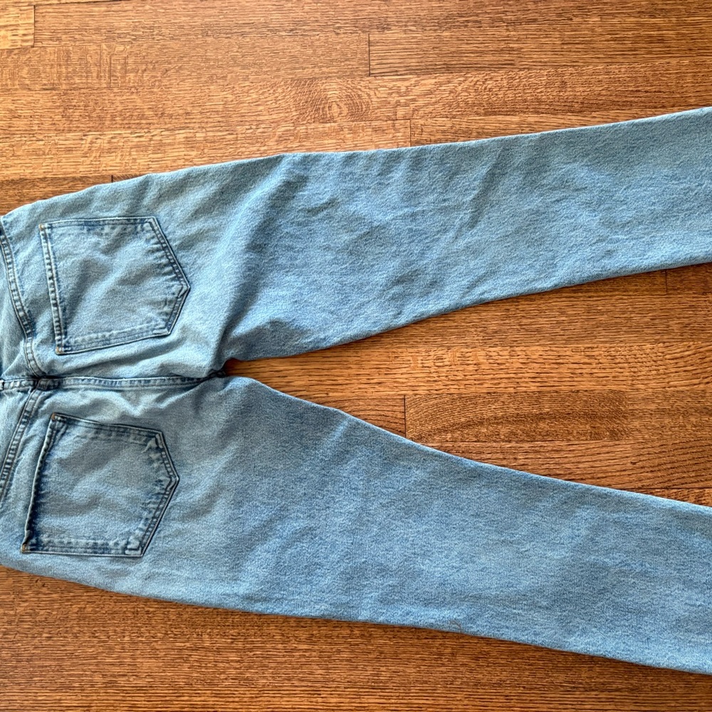 AGOLDE Riley High Rise Straight Crop, Zephyr Wash, Size 30 - Picture 4 of 6